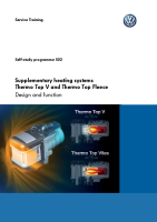 VW - SSP 502 Supplementary heating systems Thermo Top 